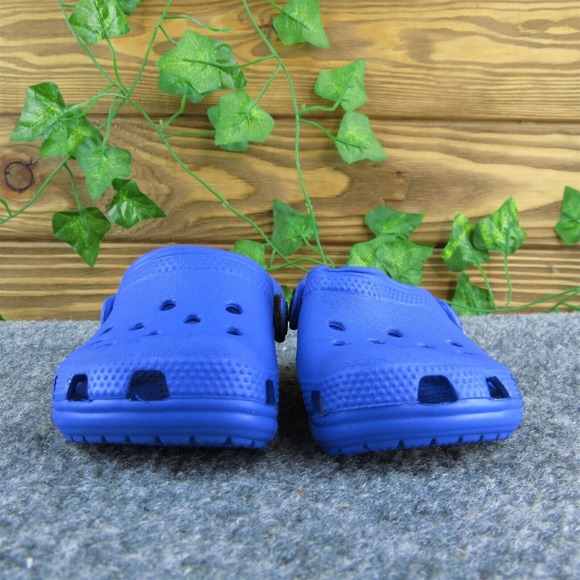 Crocs Unisex Fisherman Shoes Blue Synthetic Slip On Size T 2-3 Medium - Picture 2 of 9
